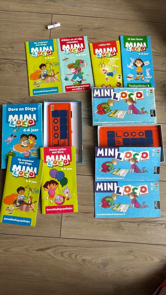 Mega mini loco set boekjes en stenen netjes, Ophalen of Verzenden, Zo goed als nieuw
