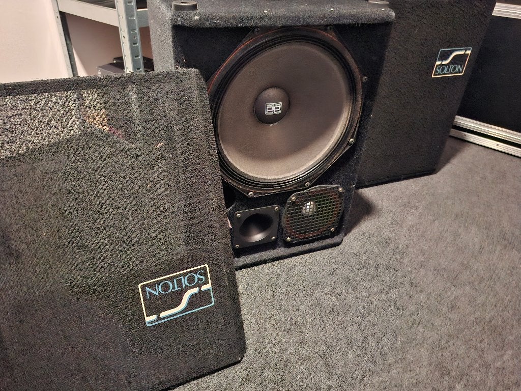 Solton S 13/3 mini Full Range speakers, Ophalen, Gebruikt, Minder dan 500 watt, P.A.