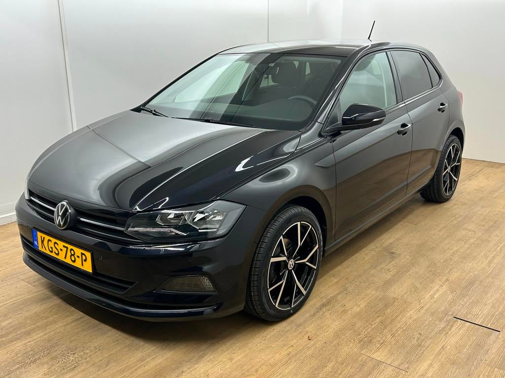 Volkswagen POLO Occasion 1.0 TSI R-Line | Zwart | Tweedehand, Auto's, Stof, Gebruikt, 95 pk, 1096 kg