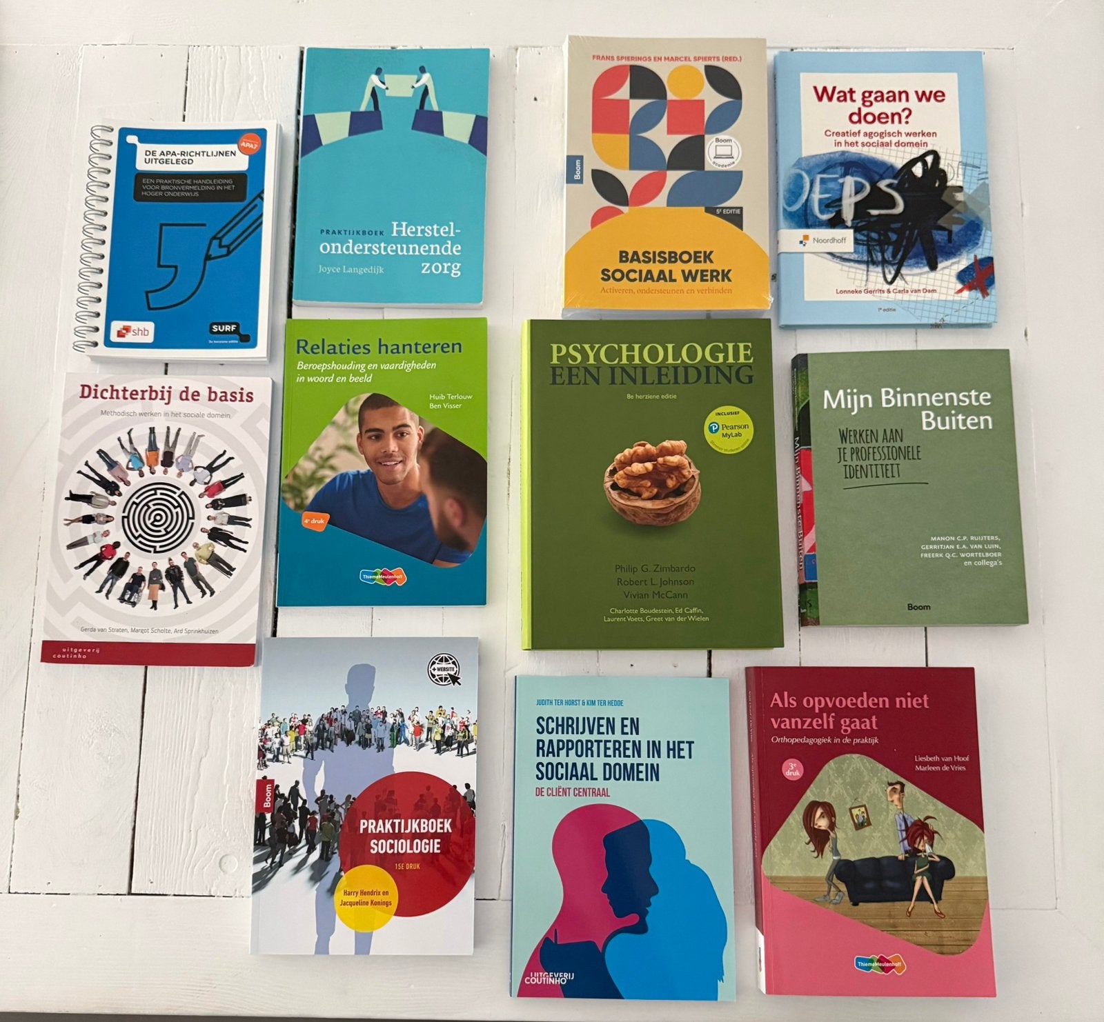 Studieboeken Social Work/Psychologie HBO - Diverse Titels, Ophalen of Verzenden, Gamma, Nieuw, HBO