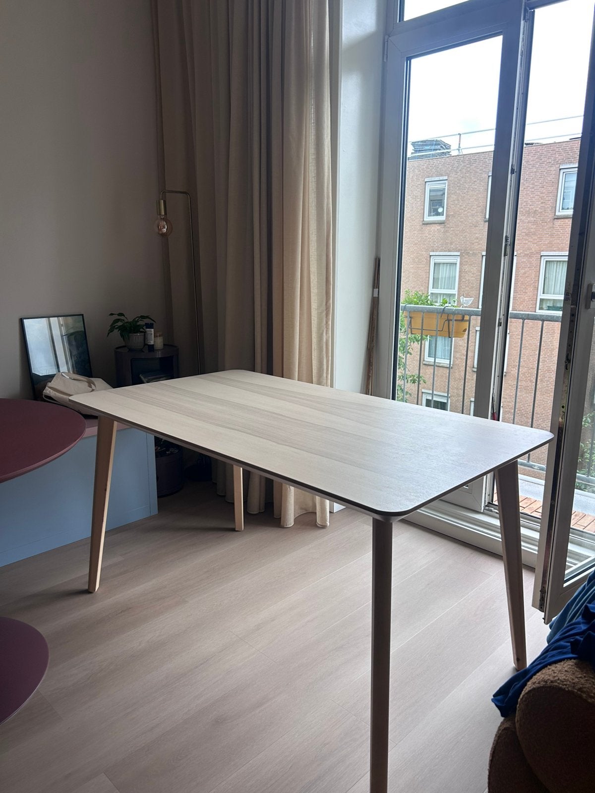 Eettafel Ikea LISABO, Huis en Inrichting, Tafels | Eettafels, Ophalen, 50 tot 100 cm, 100 tot 150 cm, Zo goed als nieuw