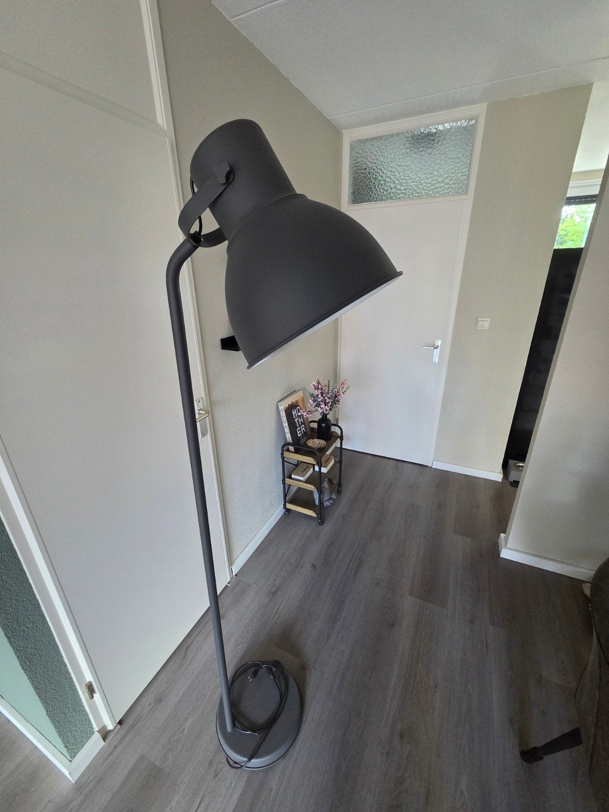 Hektar lamp Ikea, Huis en Inrichting, Lampen | Vloerlampen, Ophalen, Zo goed als nieuw, 150 tot 200 cm