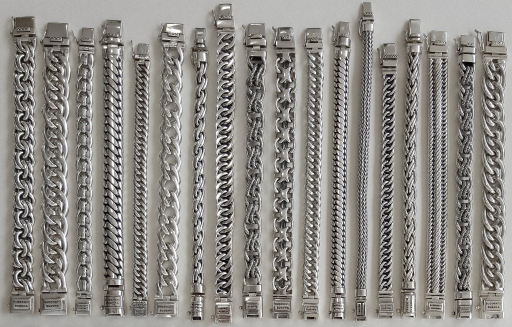 SALE - Buddha to Buddha & Z3UZ armbanden zilver - SALE, Ophalen of Verzenden, Nieuw, Zilver, Zilver