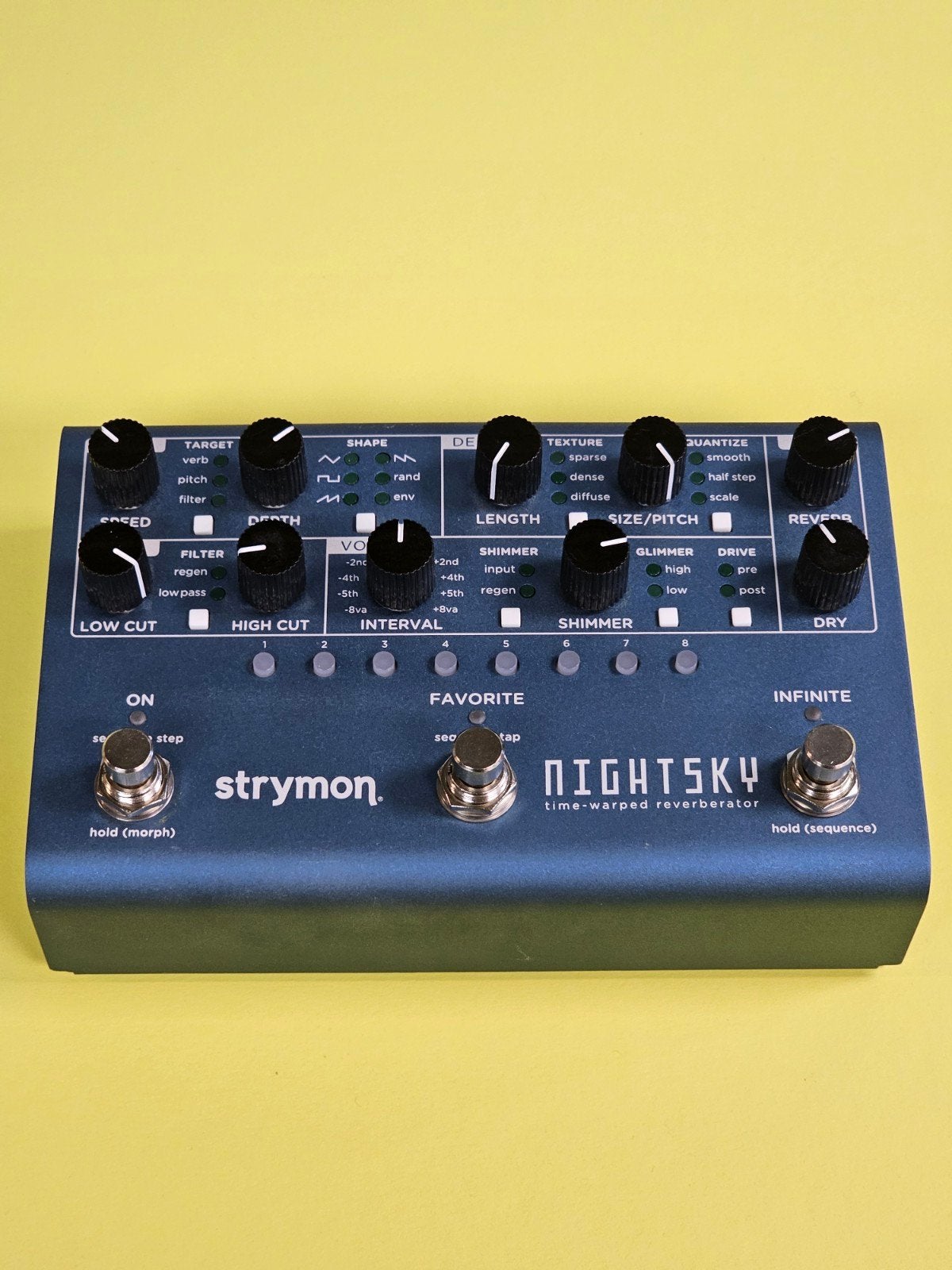 Strymon NightSky Time-Warped Reverberator, Muziek en Instrumenten, Info@strymon.net, Reverb, Zo goed als nieuw, Strymon