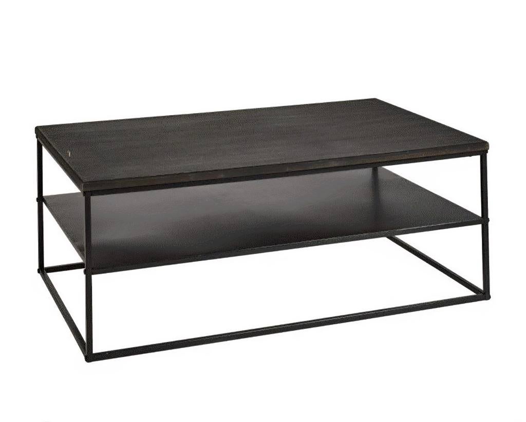 Salontafel, Huis en Inrichting, Tafels | Sidetables, Ophalen, 100 tot 150 cm, Metaal, 25 tot 50 cm