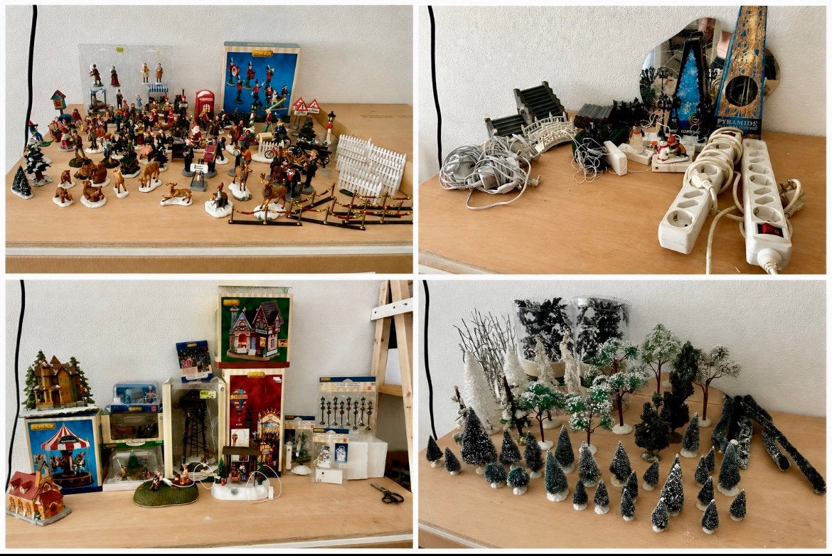 Conpleet kerstdorp lemax, Diversen, Ophalen, Zo goed als nieuw