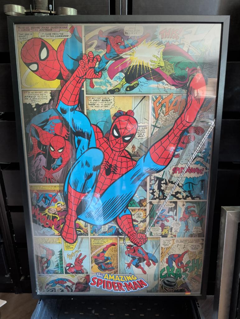 Ribba lijst 63,5 x 94 met Spiderman pop art poster, Huis en Inrichting, Woonaccessoires | Lijsten, Ophalen of Verzenden, Hout