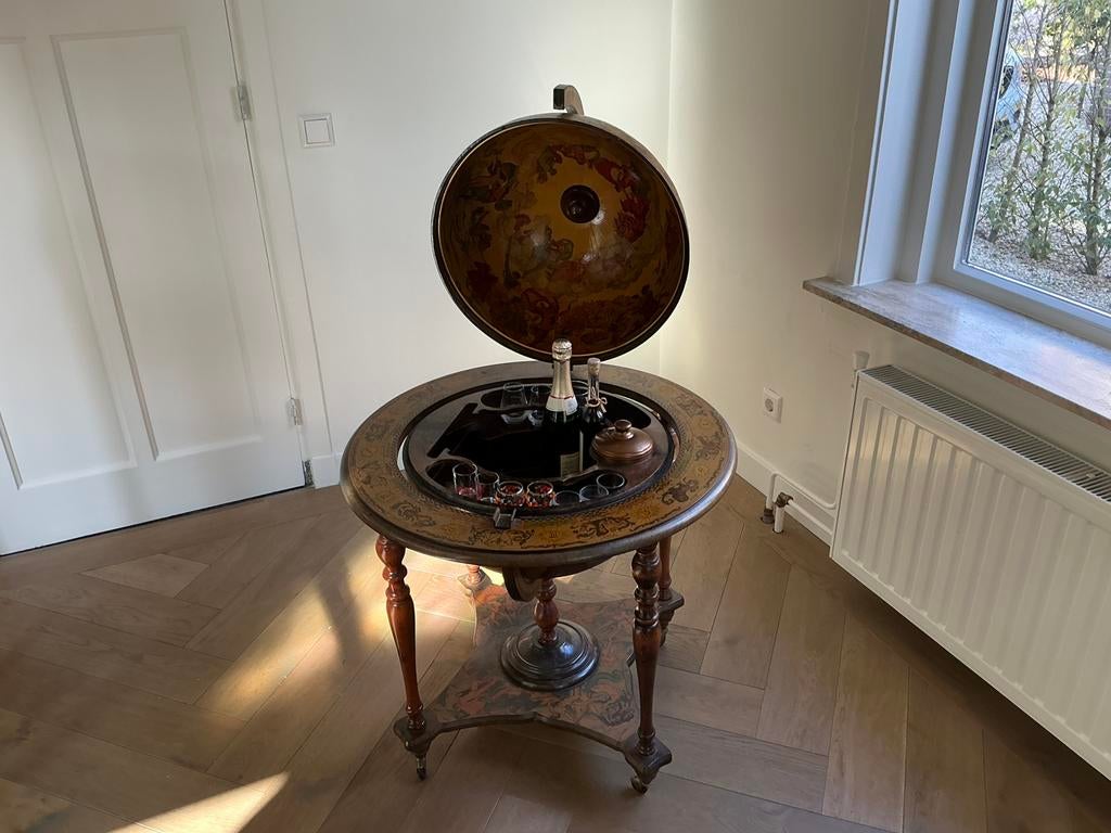 Antieke Barglobe, Ophalen, Gebruikt
