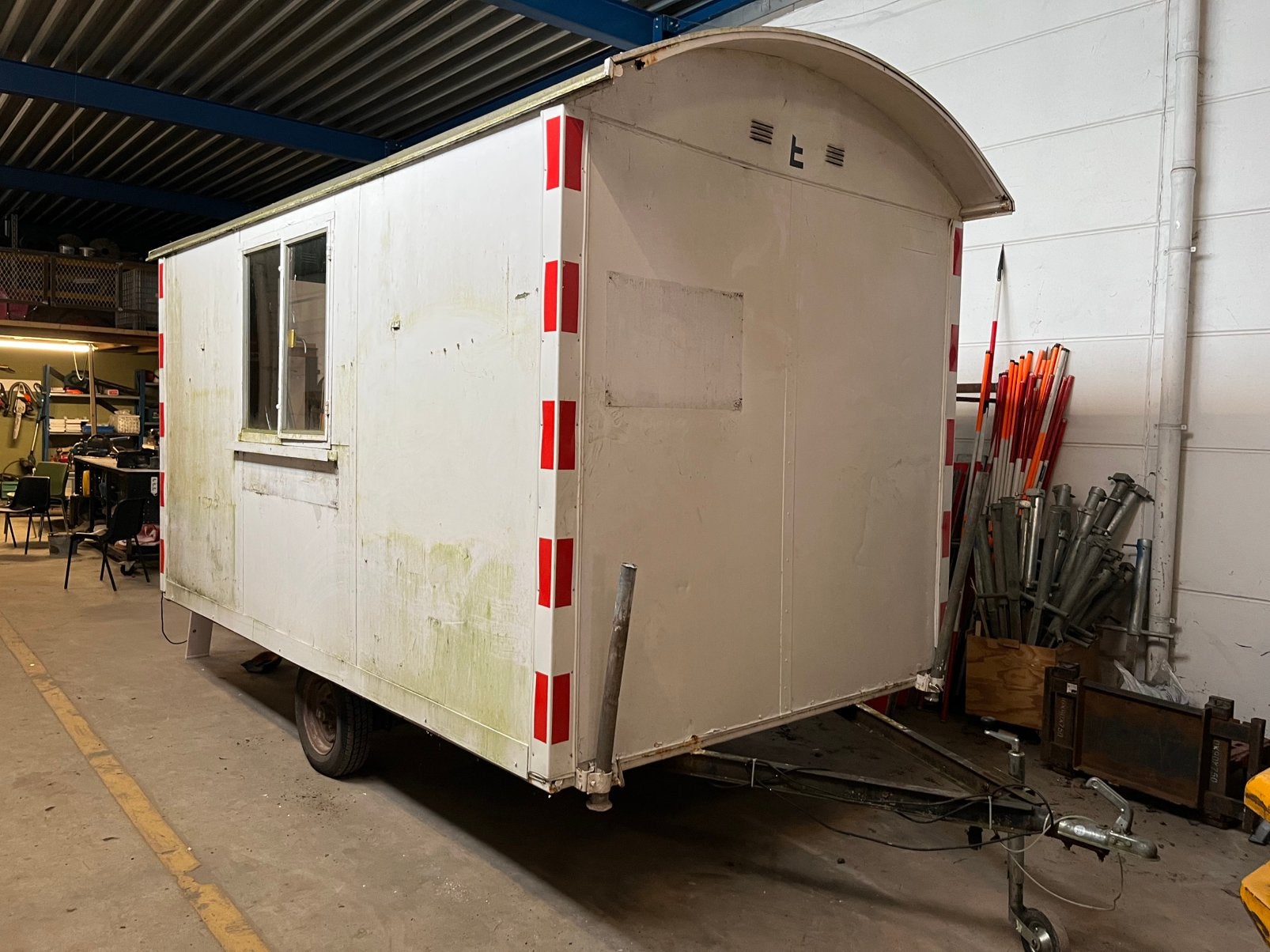Schaftwagen Bouwkeet te koop, Ophalen