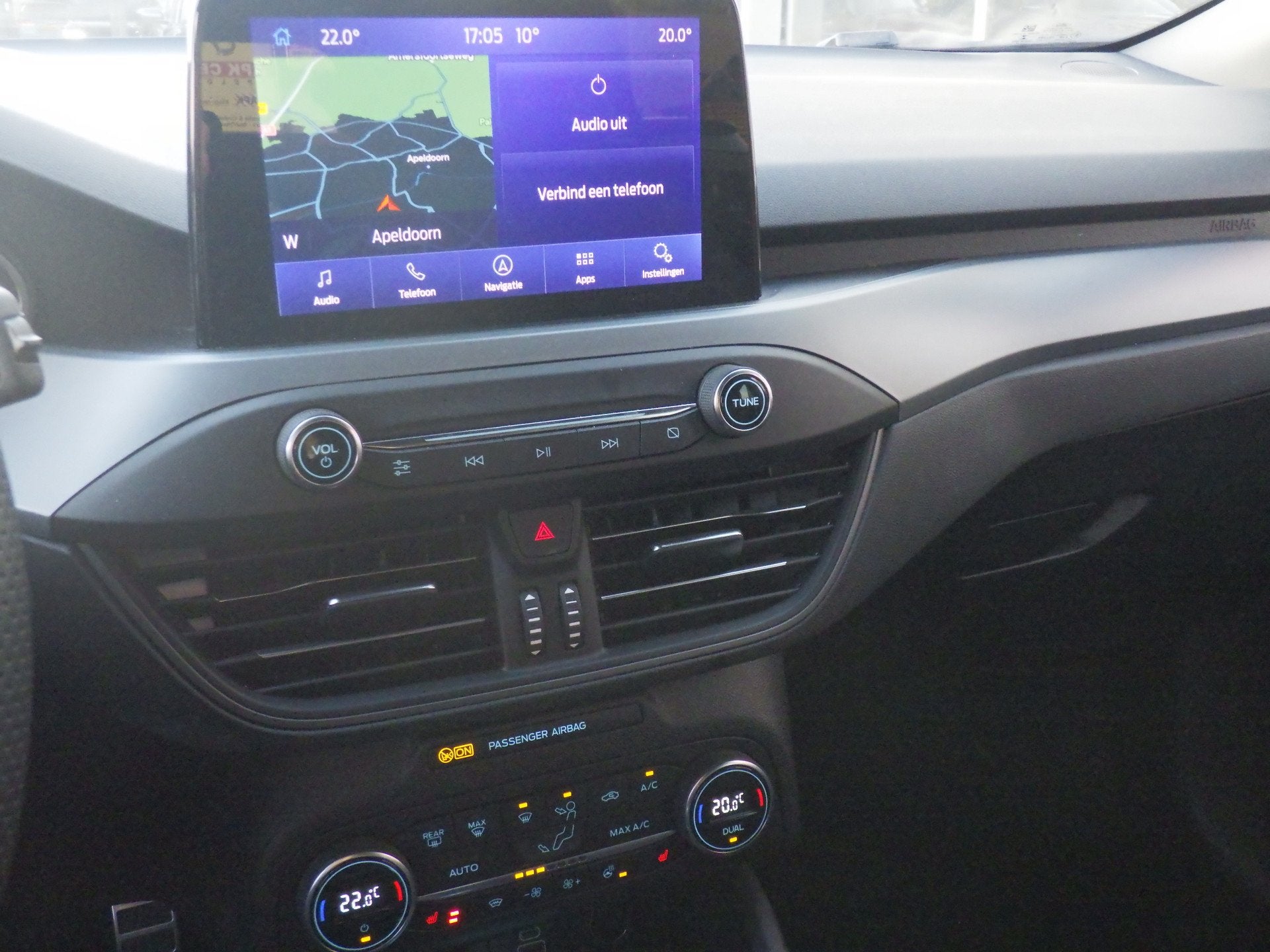 Ford FOCUS Wagon 1.0 EcoBoost Hybrid ST Line, NW Model, Came, Automatische klimaatregeling, Gebruikt, Zwart, Origineel Nederlands