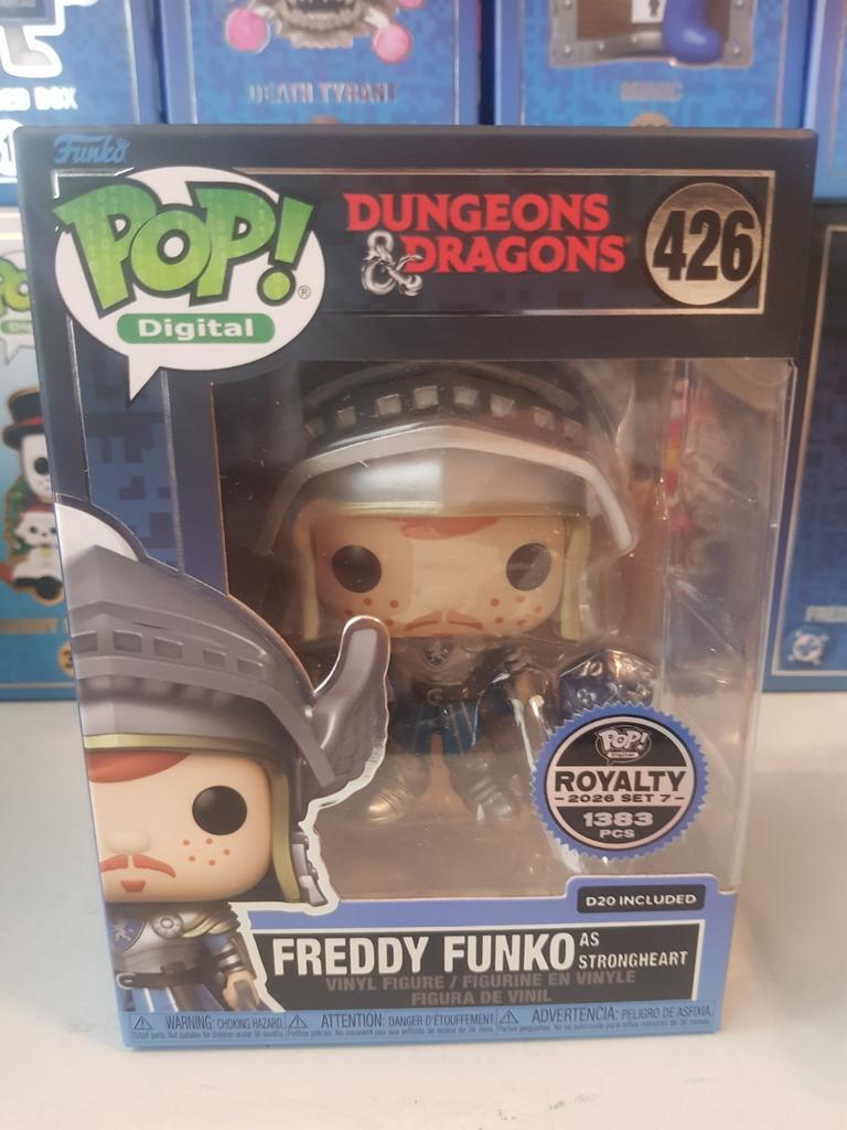Funko Nft digital series D&D Freddy Funko as Stongheart, Ophalen of Verzenden, Nieuw