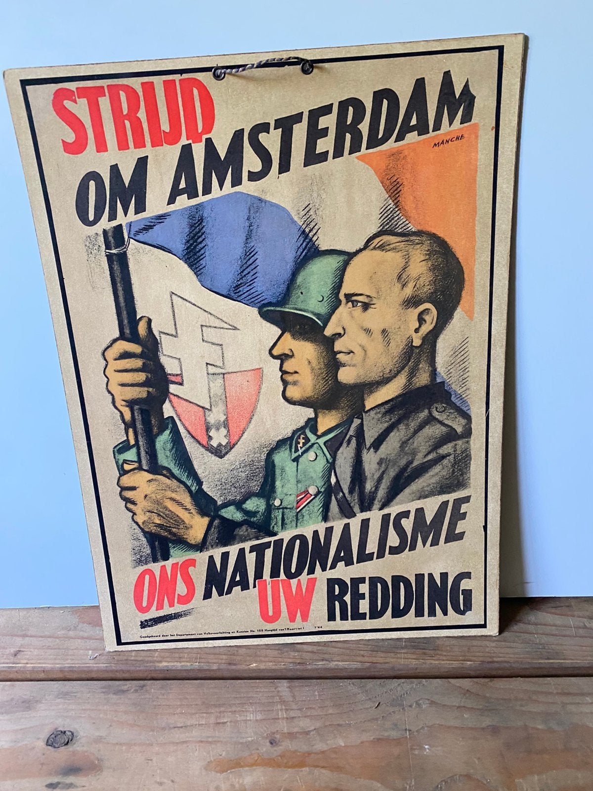 Propaganda tweede wereldoorlog, Ophalen of Verzenden, Overige soorten, Nederland, Foto of Poster
