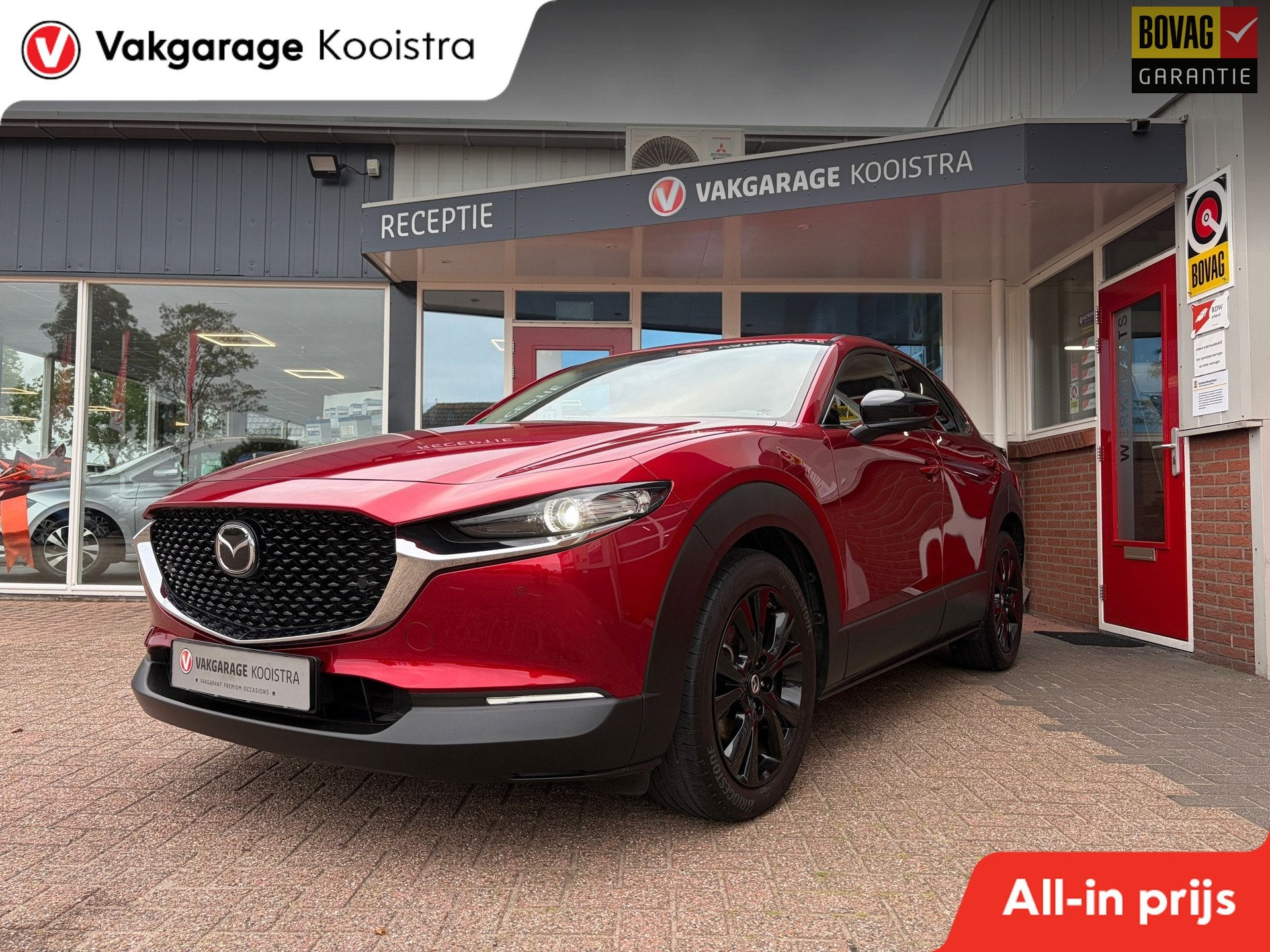 Mazda CX-30 2.0 e-SkyActiv-X M Hybrid Luxury, Stof, Gebruikt, Bedrijf, Handgeschakeld