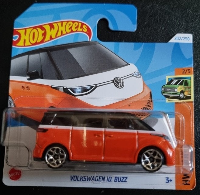 Hotwheels Volkswagen ID Buzz in oranjezwart, Ophalen of Verzenden, Nieuw, Bus of Vrachtwagen