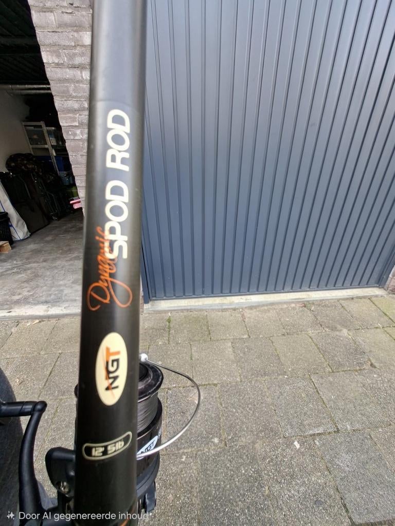 karpervisuitrusting: Hengels, Molens, Spodrod & Mee, Ophalen, Gebruikt
