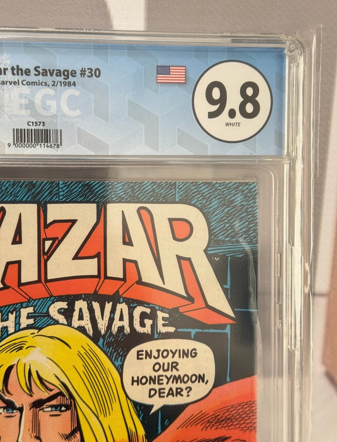 Grade 9.8 Ka-Zar the Savage #30 Marvel Comics 1984 comic, Eén comic, Amerika, Ophalen of Verzenden, Zo goed als nieuw