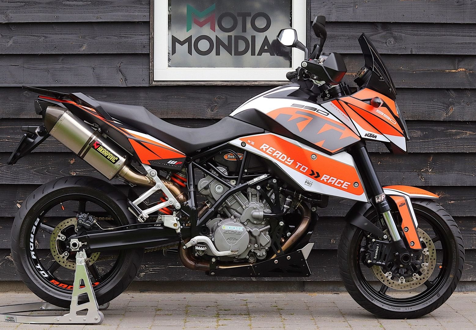 KTM 990 SUPERMOTO T SMT (bj 2009) Akrapovic, Motoren, Motoren | KTM, 2 cilinders, KTM, Motorrijbewijs A, Bedrijf