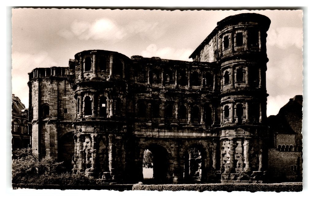 Trier, Porta Nigra. Opruimingskaart, Verzenden, 1960 tot 1980, Ongelopen, Duitsland