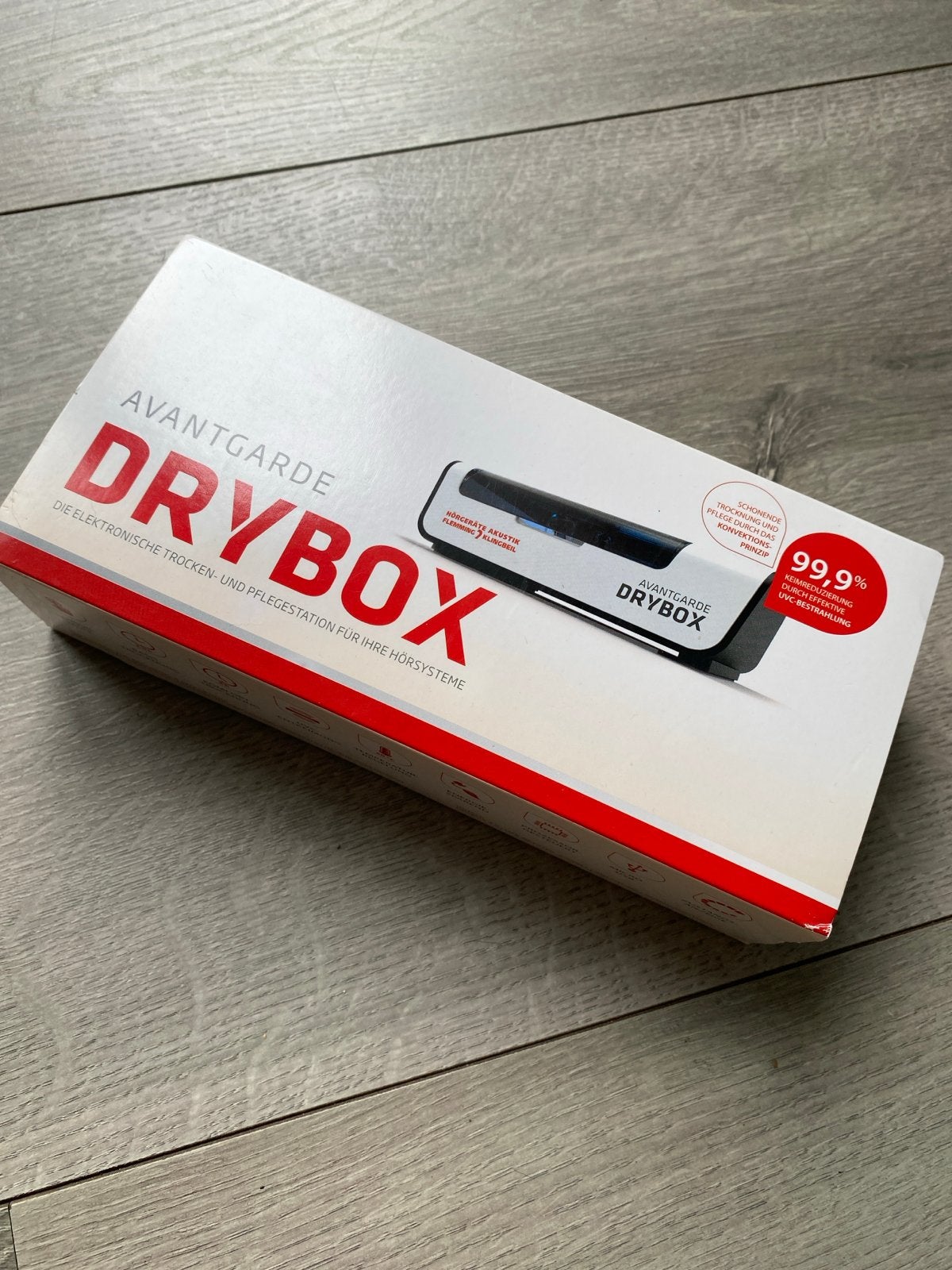 Gehoorapparaat droger/reiniger merk Avantgarde Drybox, Diversen, Ophalen of Verzenden, Zo goed als nieuw