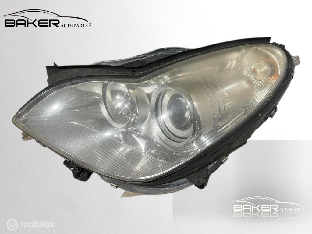 Koplamp links Mercedes CLS-klasse C219 ('04-'10), Gebruikt, Mercedes-Benz, Ophalen of Verzenden, Mercedes-Benz