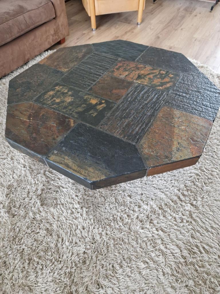 Leistenen salontafel, Ophalen, Gebruikt, Vrijstaande haard, Houthaard