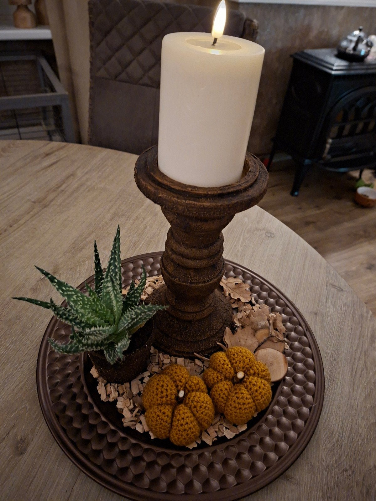 Leuke tafeldecoratie, Huis en Inrichting, Woonaccessoires | Dienbladen, Ophalen, Rond, Hout