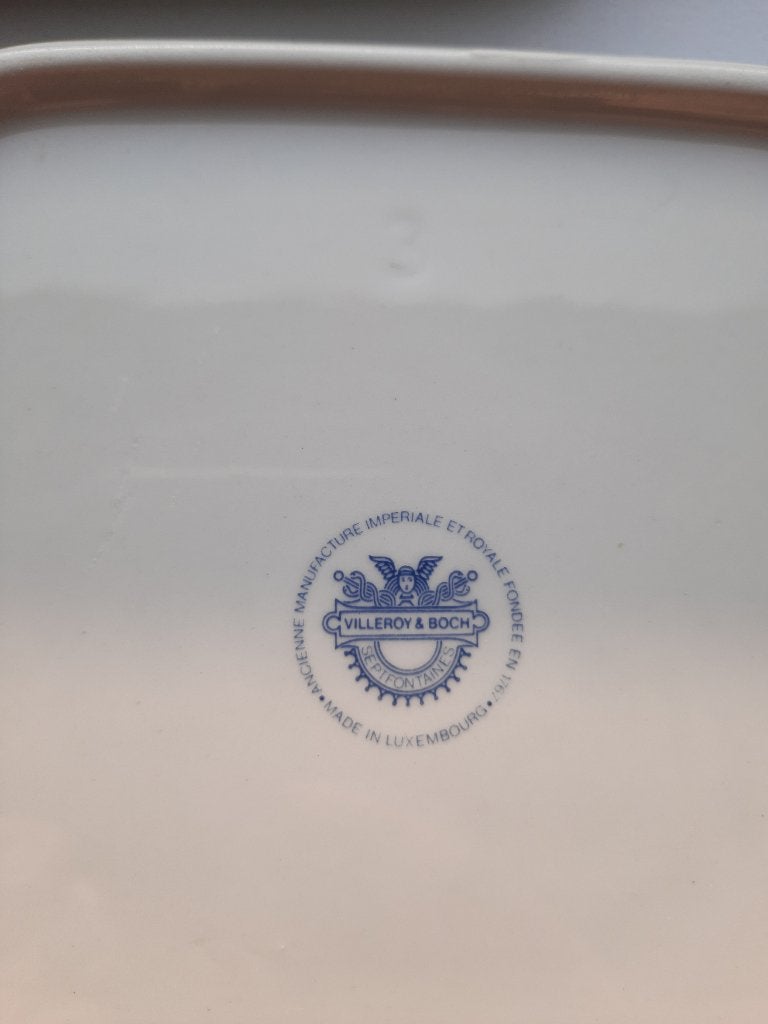 Villeroy en Boch gebaksborden, Ophalen, Zo goed als nieuw, Porselein, Kop en/of schotel