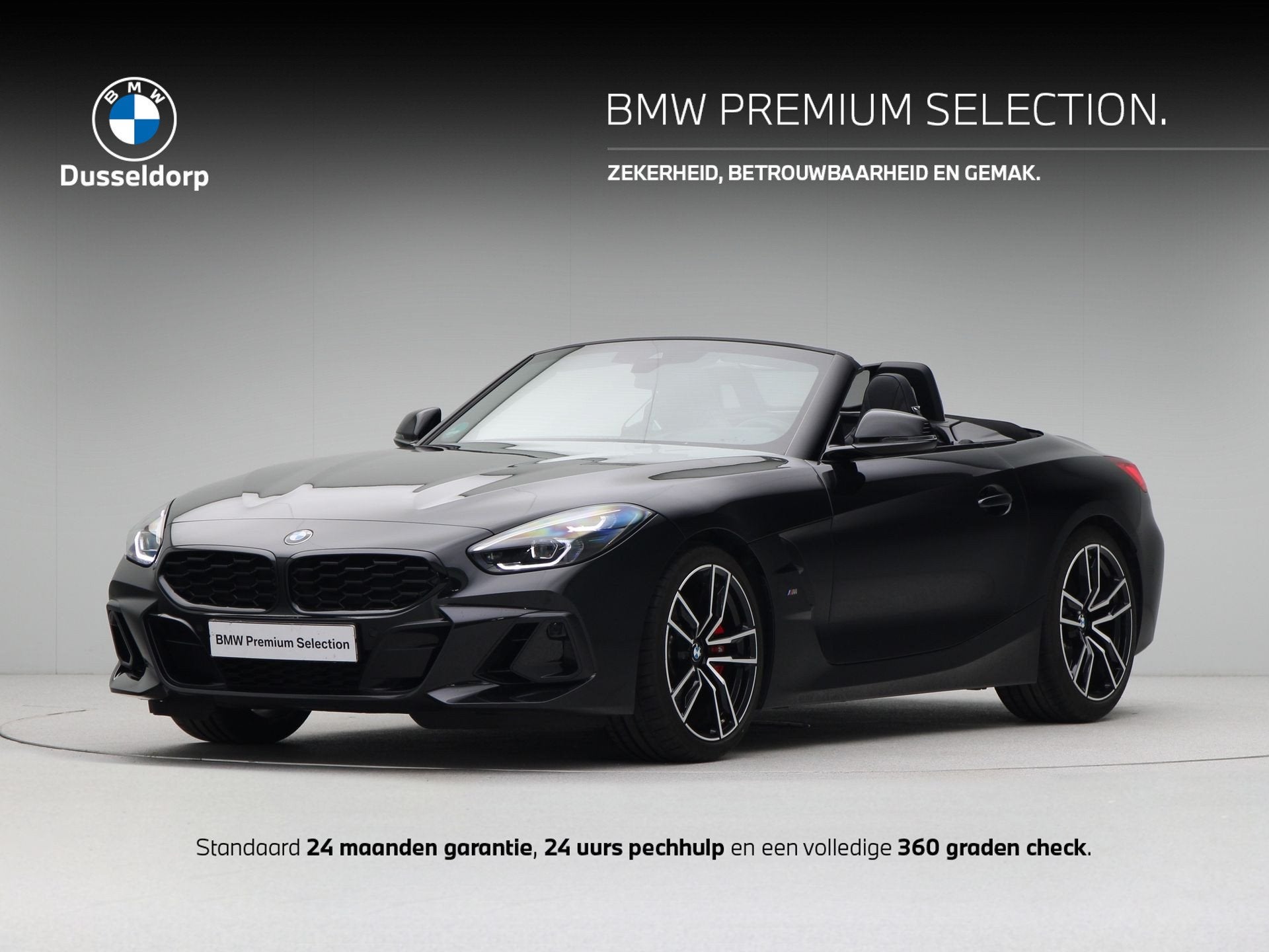 BMW Z4 M40i Roadster (bj 2025, automaat), Auto's, BMW, Automatische klimaatregeling, Achterwielaandrijving, Gebruikt, Zwart