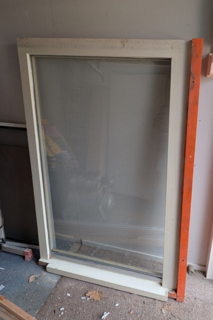 Raamkozijn, Doe-het-zelf en Verbouw, Gebruikt, Raamkozijn, 150 tot 225 cm, Inclusief glas
