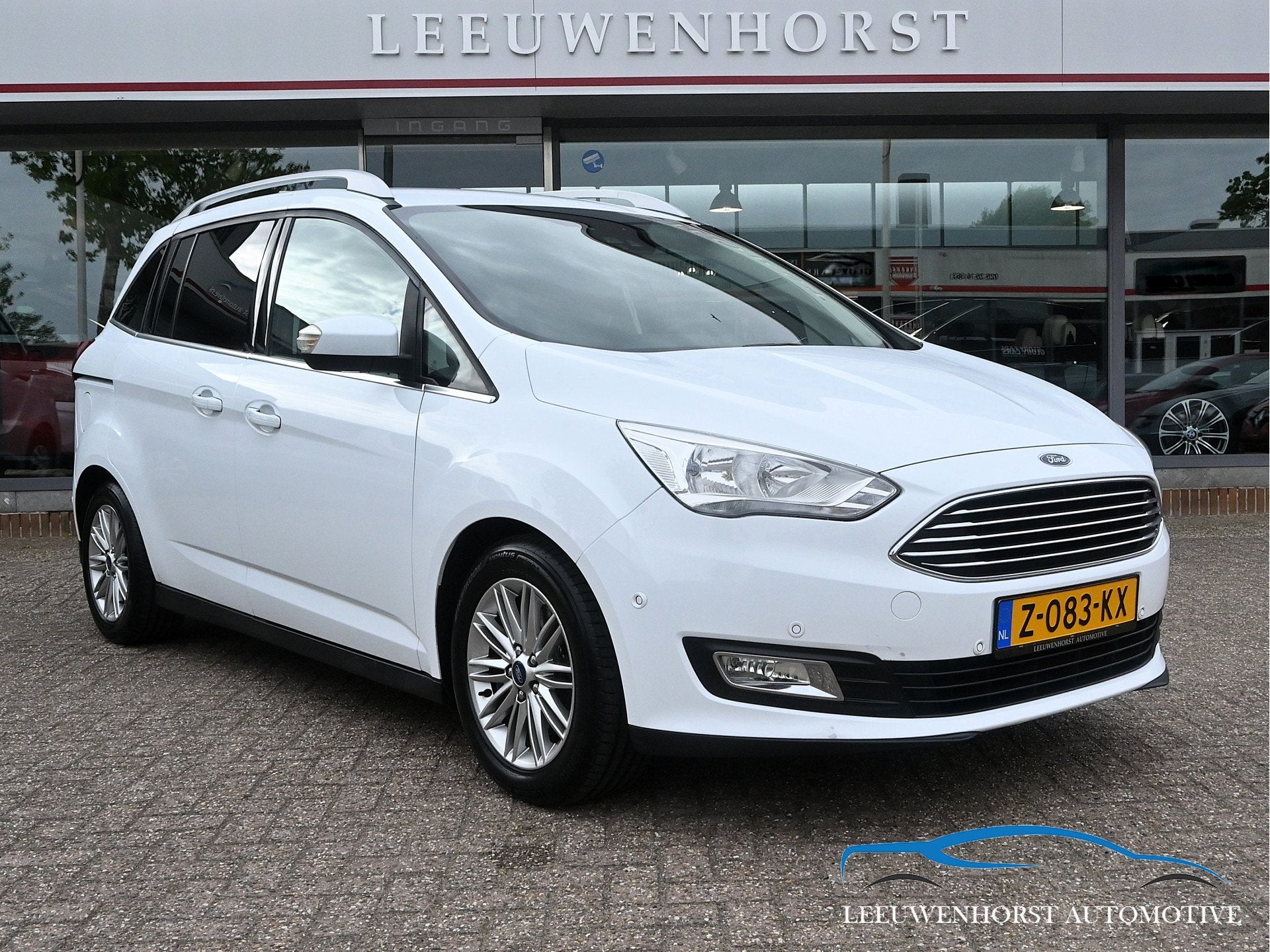 Ford Grand C-Max 1.0 Titanium 7persoons, clima, cruise, LED,, Auto's, Ford, Voorwielaandrijving, Stof, Gebruikt, Euro 6