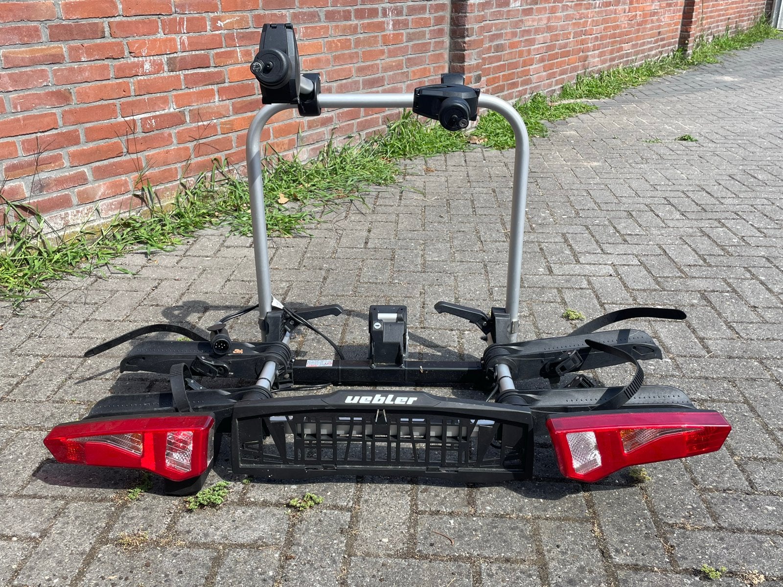 Uebler F24 Trekhaakdrager voor 2 fietsen, Auto diversen, Fietsendragers, Ophalen, Zo goed als nieuw, 2 fietsen, Trekhaakdrager
