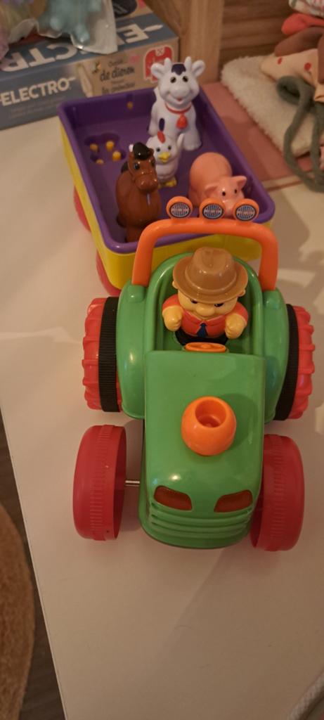Speelgoed tractor, Ophalen, Gebruikt, Speelset, Met geluid