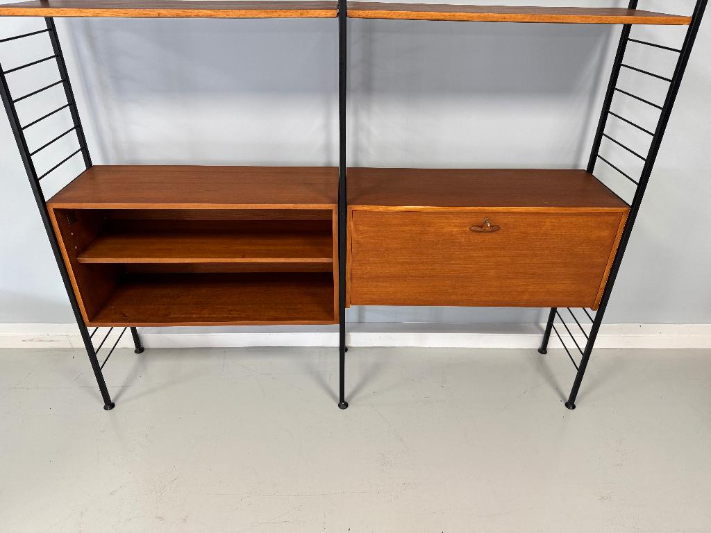 Vintage wandmeubel "Ladderax" SALE, Verzenden, Teakhout, Zo goed als nieuw, Minder dan 100 cm