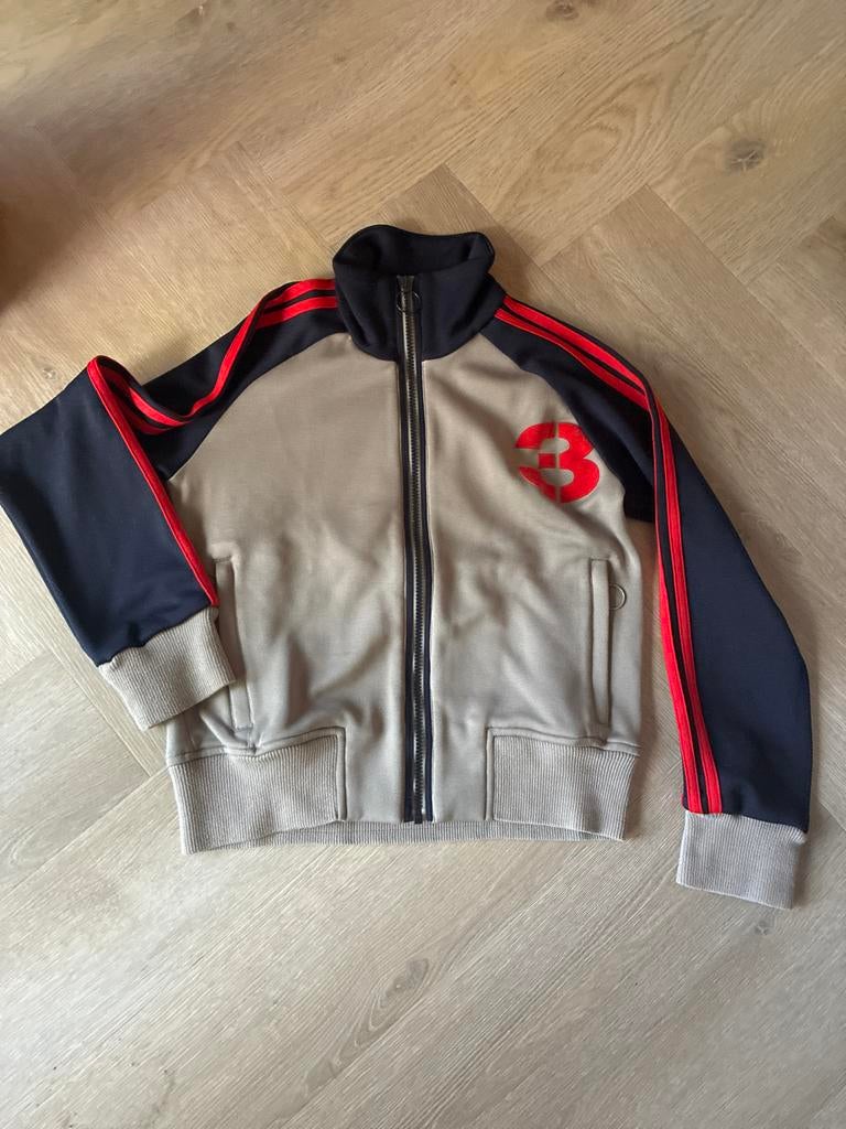 Adidas trainingsjack maat L (valt als een S), Ophalen of Verzenden, Zo goed als nieuw, Maat 36 (S), Grijs