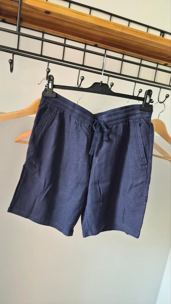 Zara korte broek. Donkerblauw. Maat L., Ophalen of Verzenden, Gedragen, Blauw, Zara