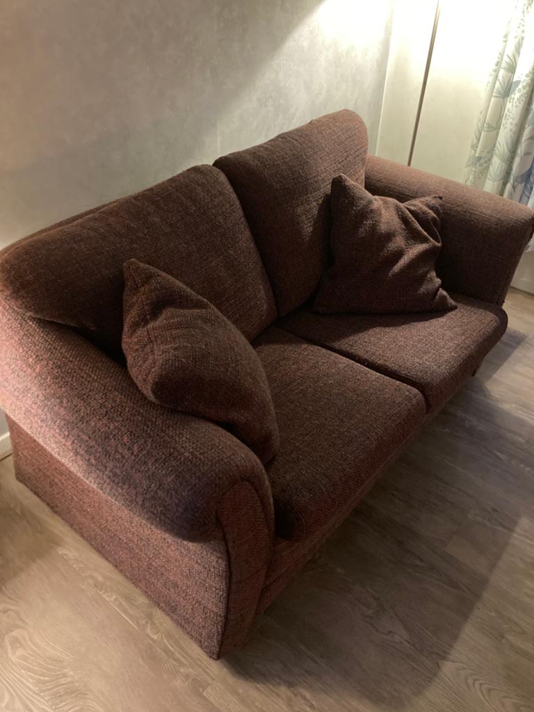 Tweezits bank., Ophalen, Gebruikt, 150 tot 200 cm, Tweepersoons