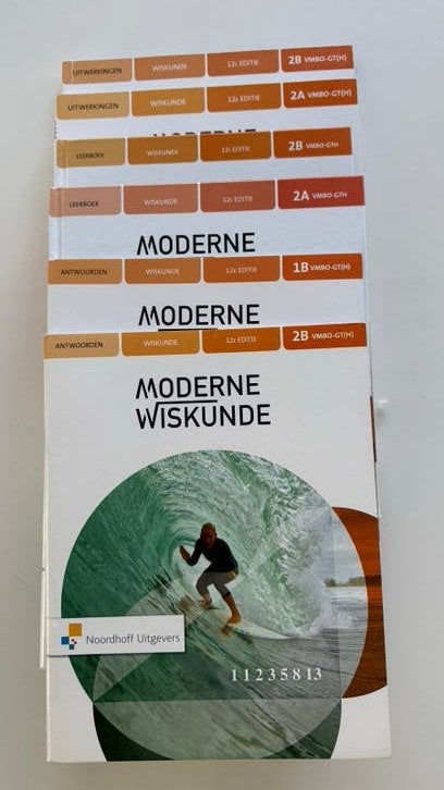 Moderne Wiskunde VMBO-GT(H) 12e editie (diverse delen), Ophalen of Verzenden, Gelezen, VMBO, Wiskunde A