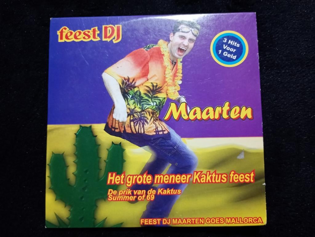 Feest DJ Maarten - Het Grote Meneer Kaktus Feest, Cd's en Dvd's, Ophalen of Verzenden, Gebruikt, Nederlandstalig