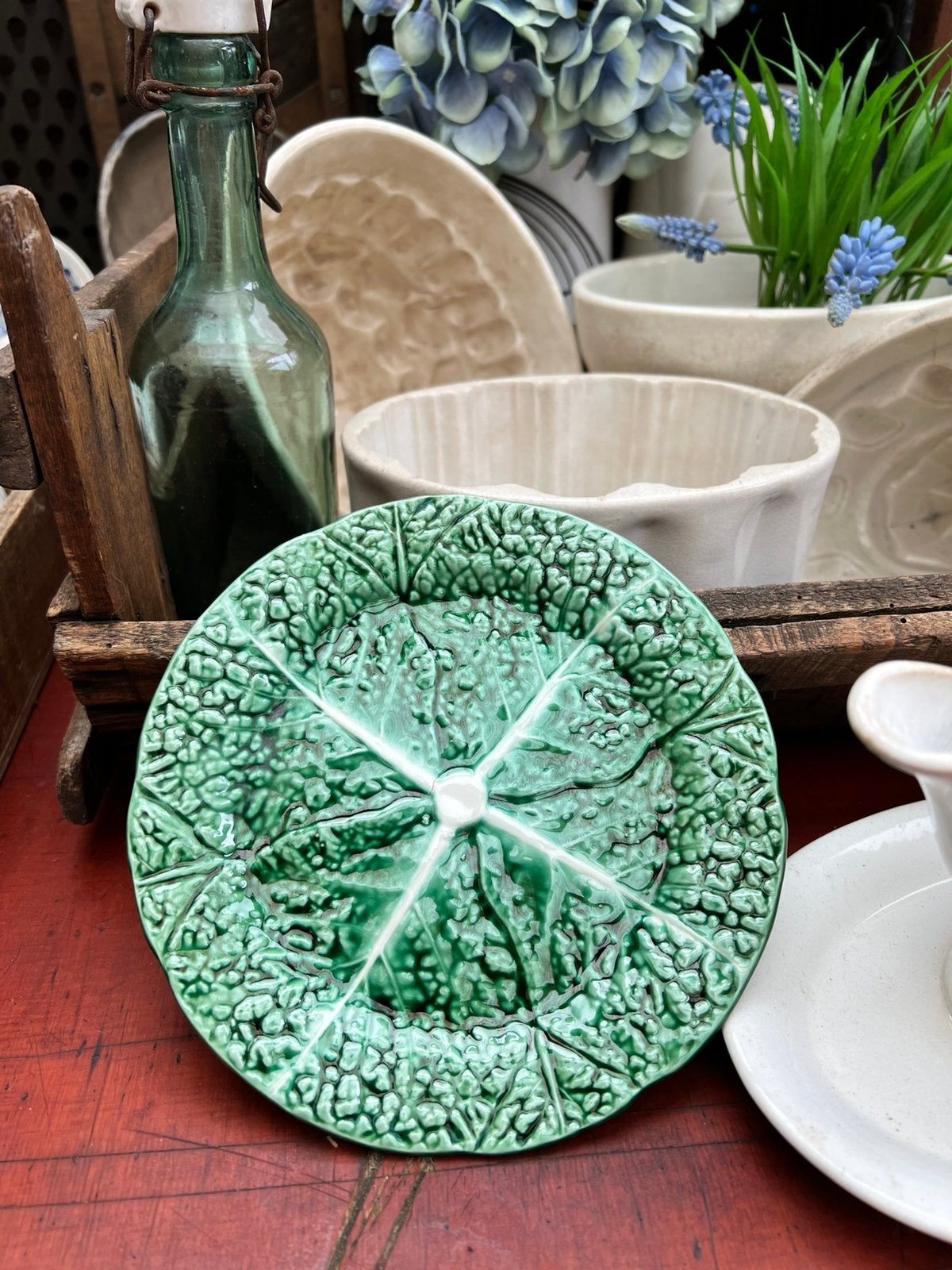Bordallo Pinheiro bordje koolblad cabbage collectie, Ophalen, Overige merken, Zo goed als nieuw, Bord(en)
