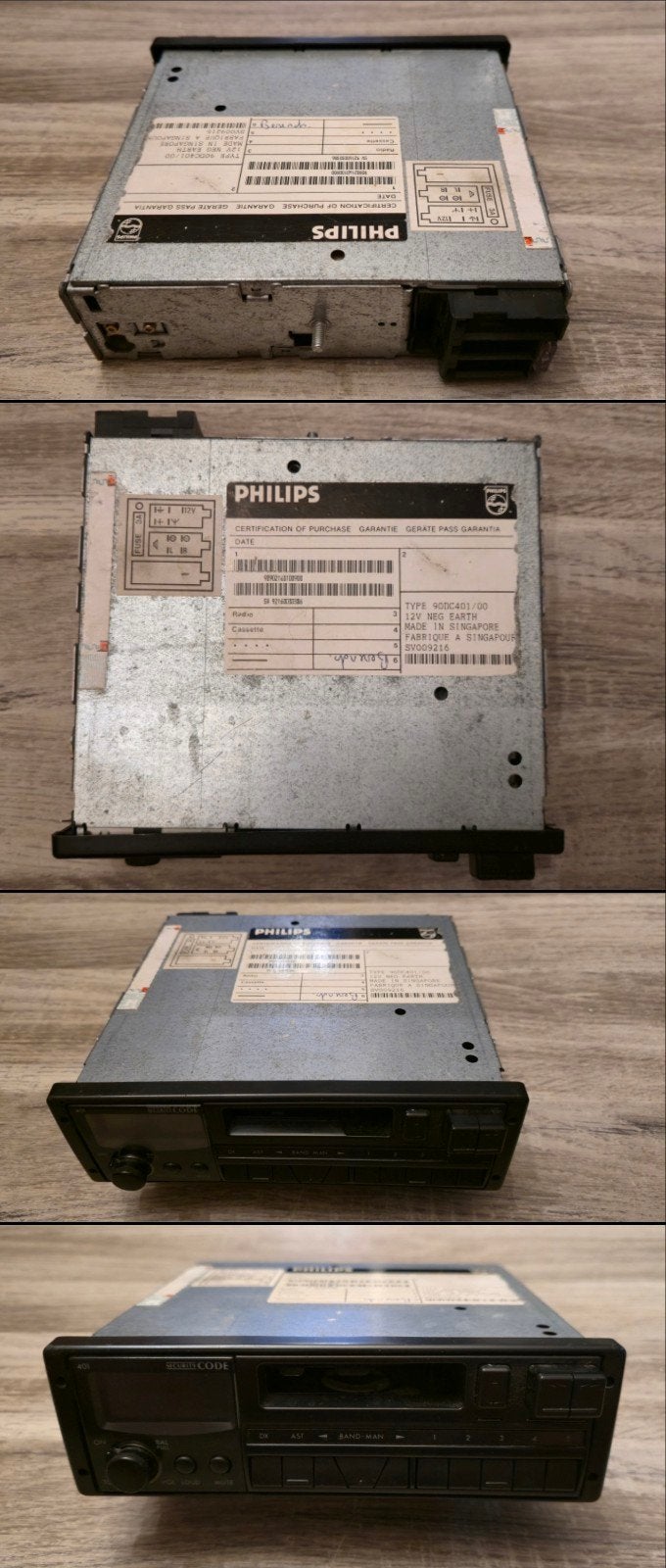 Autoradio Radio Cassette Philips 90DC401/ Philips 90DC401/00, Ophalen of Verzenden, Gebruikt