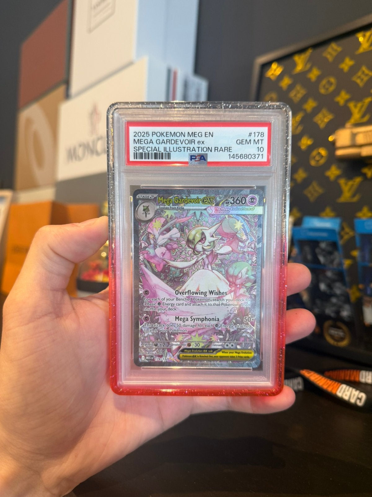Mega Gardevoir EX PSA 10, Ophalen of Verzenden, Nieuw, Losse kaart, Foil