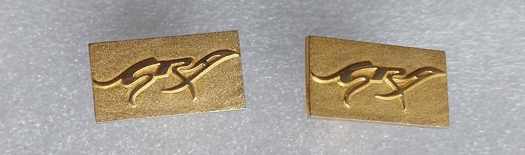Manchetknopen hele mooie manchetknopen bovenblad 2.5 Cm, Ophalen of Verzenden, Zo goed als nieuw, Overige materialen
