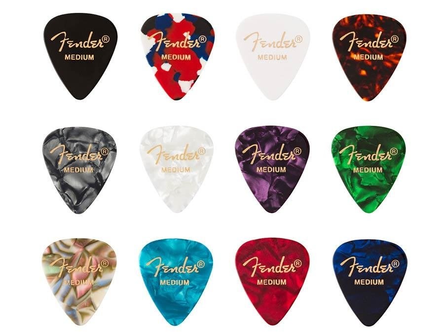 Fender Picks 351 Medium - Plectrum set 0980300300 12-pack, ., Nieuw, Ophalen of Verzenden, .