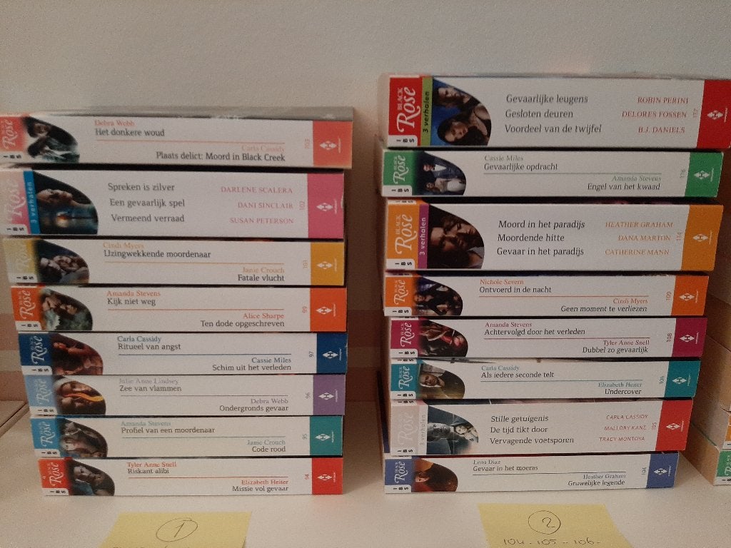 Harlequin, Black Rose, 96-141, per 8 boeken, Boeken, Ophalen of Verzenden, Gelezen, Diverse