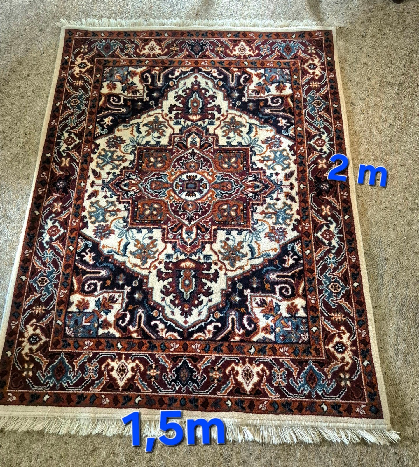 Tafel/vloerkleed, Huis en Inrichting, Stoffering | Tapijten en Kleden, Ophalen, Gebruikt, -, -