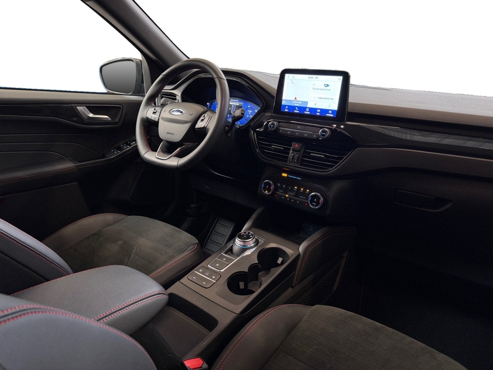 Ford Kuga 2.5 PHEV ST-Line X I Elek. Trekhaak I HUD I Adapti, Auto's, Automaat, Gebruikt, Zwart, 4 cilinders