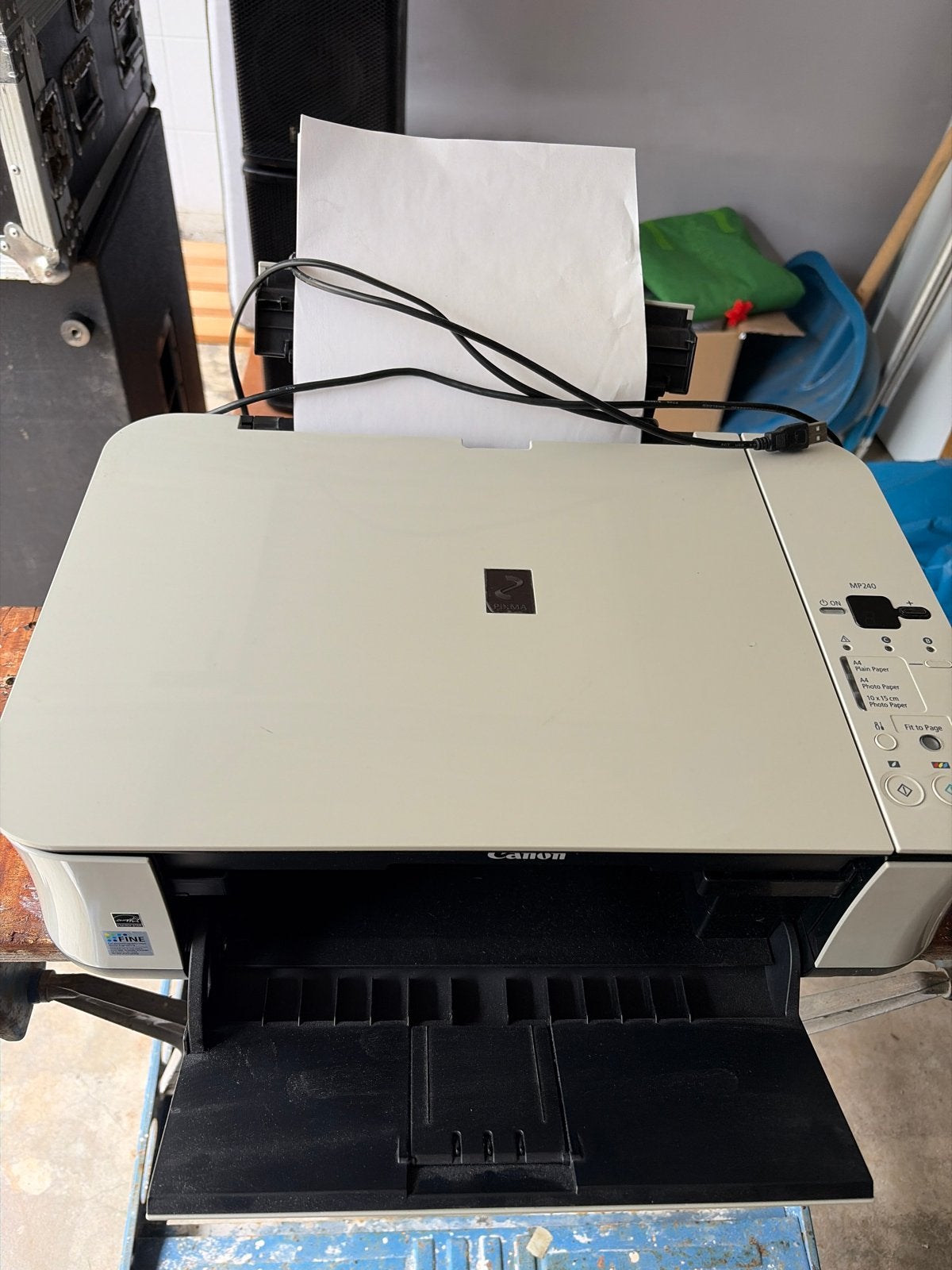 Canon Pixma MP240 All-in-One Printer, Computers en Software, Printers, Gebruikt, All-in-one, Inkjetprinter, Kleur printen, Ophalen