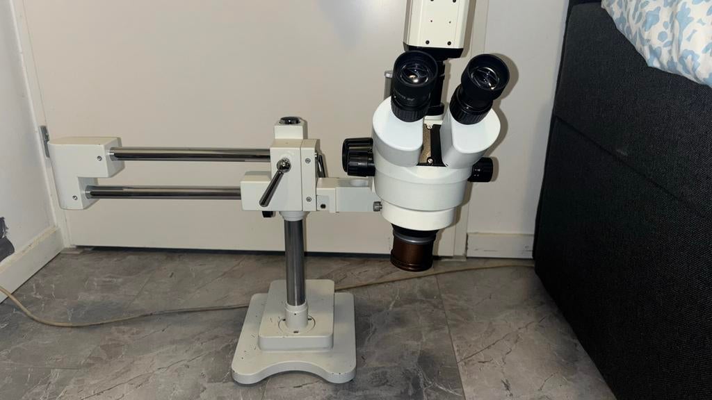 Professionele Stereomicroscoop met Camera Aansluiting, Ophalen of Verzenden, Gebruikt, Minder dan 400x, Stereomicroscoop