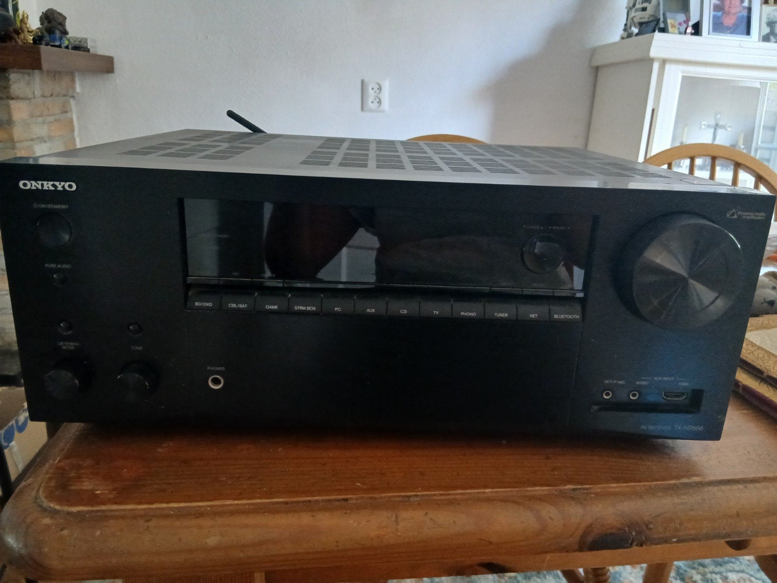 Onkyo TX-NR656 AV Receiver met afstandsbediening, Ophalen, Overige systemen, Zo goed als nieuw, 120 watt of meer