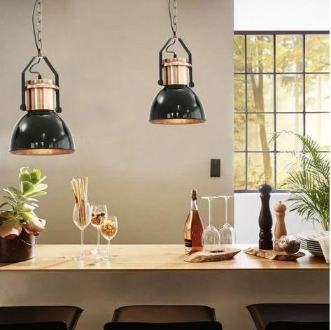 2x Hanglamp retro industrielamp fabriekslamp GRATIS BEZORGD!, Huis en Inrichting, 50 tot 75 cm, Verzenden, Nieuw, Nvt